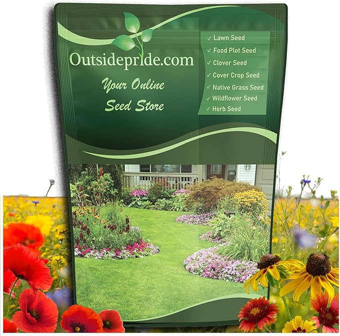 Outsidepride Gulf Coast Wildflower Seed Mix - 5 lbs Perennial & Annual Wild Flowers for Full Sun & Partial Shade - Ideal for Pollinator Gardens & Vibrant Landscapes for Southern Florida & Texas