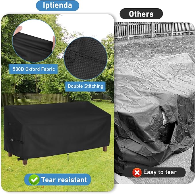 Outdoor Sofa Cover Waterproof for Outdoor Furniture, 78inch Patio Couch Cover for Outdoor Loveseat-78"L x 34"W x 32"H