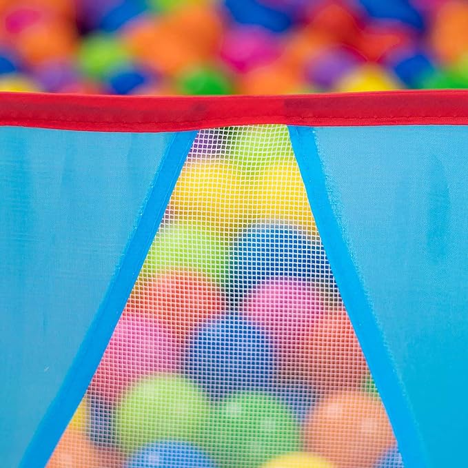 Ball Pit for Toddlers | Kids Ball Pit | Ball Pool for Babies | Piscina de Pelotas para Bebes | Playpen with Basketball Hoop and Zipper Storage Bag, 4 Ft/120CM C : Balls NOT Included