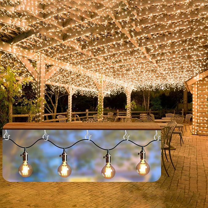 FSAH 24 PCS Q-Hanger Hooks, Screw Hooks for Outdoor String Lights, Safety Buckle Design Cup Eye Hook for Hanging Christmas Lights, Plants, Mounted on Wall Ceiling, Include 1 Wing Nut Driver, Silver