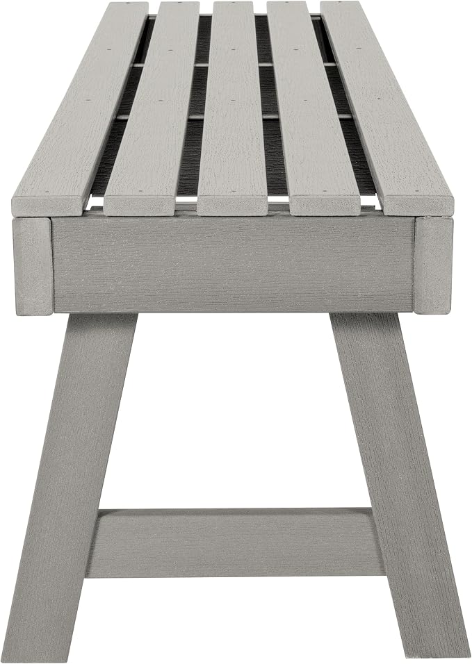 Highwood Weatherly Picnic Bench, 5ft, Harbor Gray