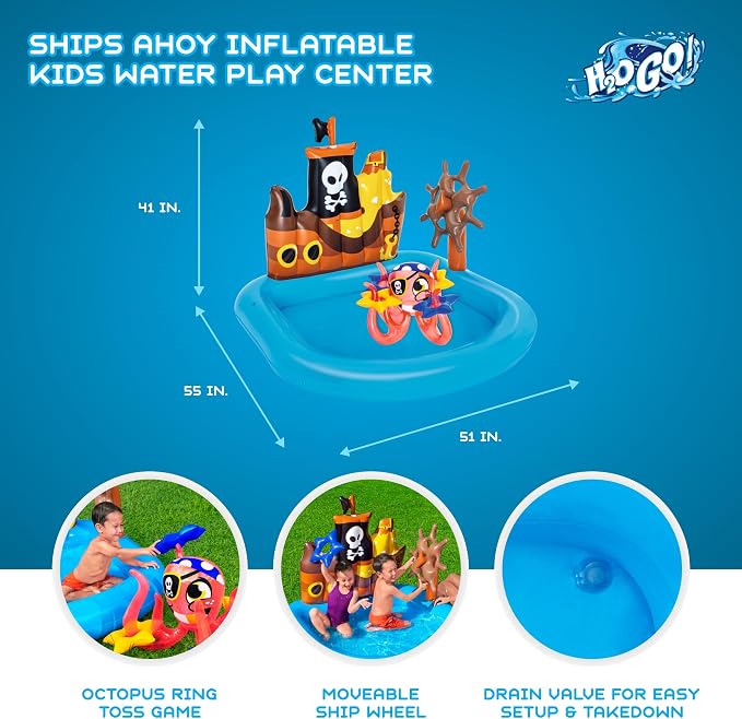 H2OGO! Ships Ahoy Play Center Splash Pool