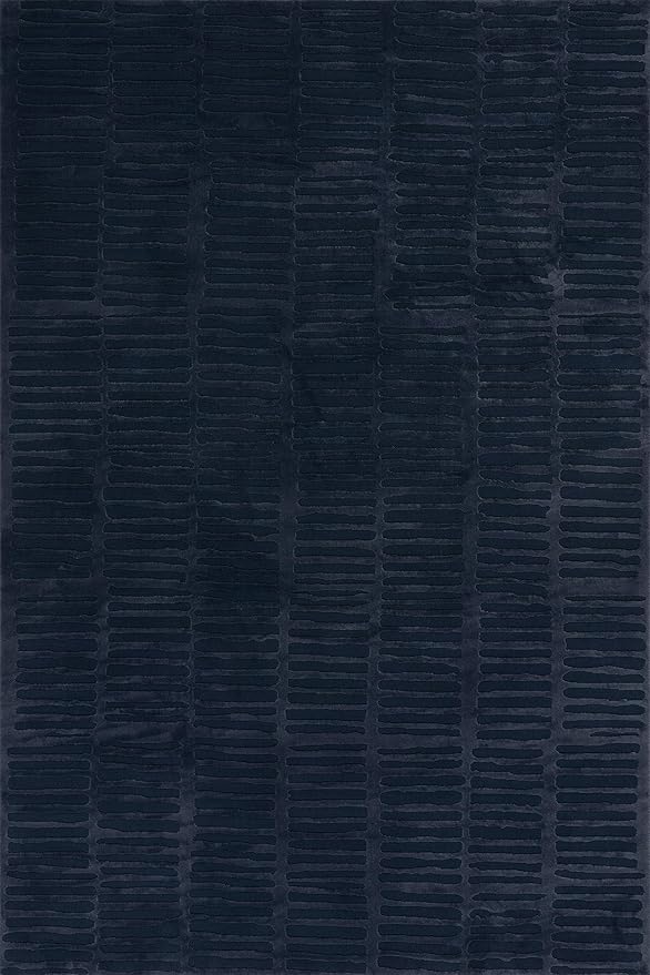 nuLOOM Kailani Blue Abstract Washable Area Rug, 4' x 6' | Nuloom Kailani Abstract 4' x 6' Machine Washable Area Rug for Living Room Bedroom Dining Room, Blue
