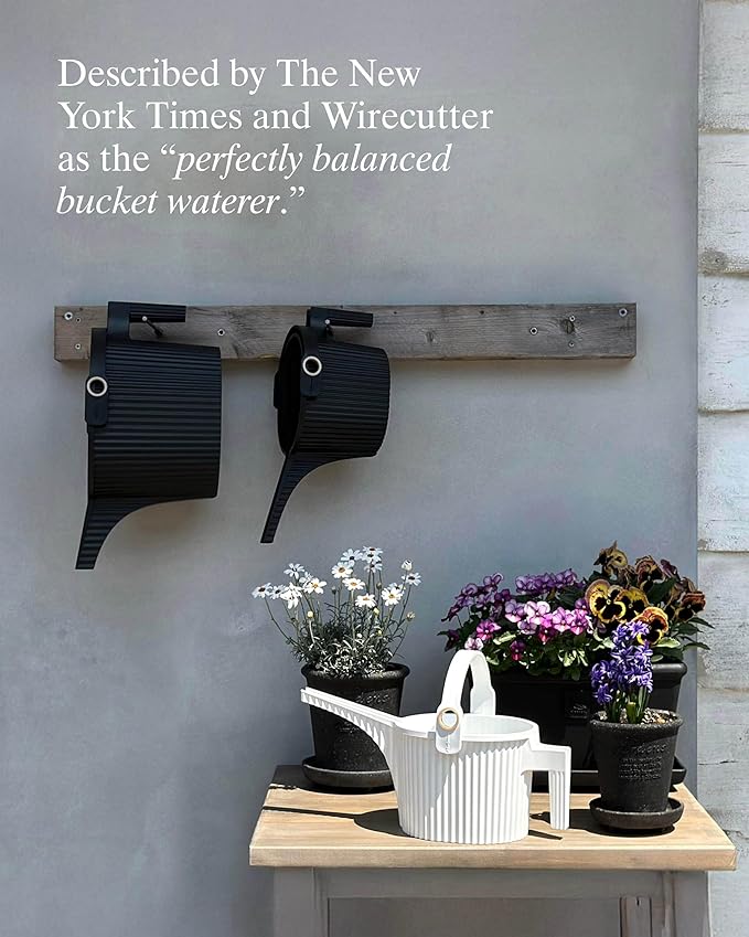 Hachiman Watering Can Set of 2 - Includes Small and Large Plant Watering Can with Widened Spout for Indoor and Outdoor Plants - Hands-Free Filling - Red