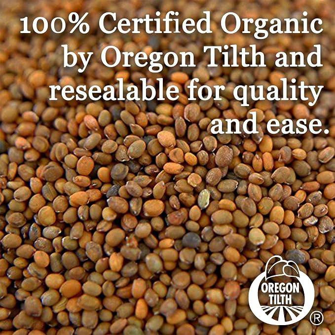 Mountain Valley Seed Co Speckled Pea Sprouting Seeds - 5 Lbs - Certified | Organic Microgreen Seeds Bulk, Non-GMO Green Pea Sprouts Seeds for Microgreens