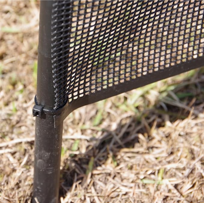 Heavy-Duty Plastic Mesh Netting, Black, 35.4 x 197 in (90cm x 5m), 3mm Grid, Recycled Plastic, Cut-to-Size, Multi-Purpose for Gardening & Fencing
