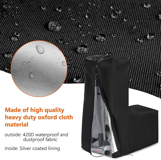 COSHNIBI Elliptical Cover, Waterproof & Dustproof Elliptical Exercise Machine Cover for Indoor and Outdoor