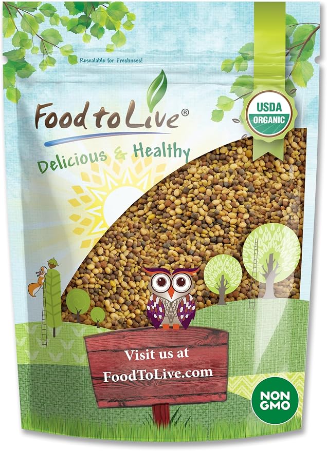 Food to Live Organic Antioxidant Mix of Sprouting Seeds, 8 Ounces - Non-GMO Broccoli, Alfalfa, Clover, Rich Germination Rate, Non-Irradiated, Kosher, Vegan Superfood, Bulk, Rich in Sulforaphane