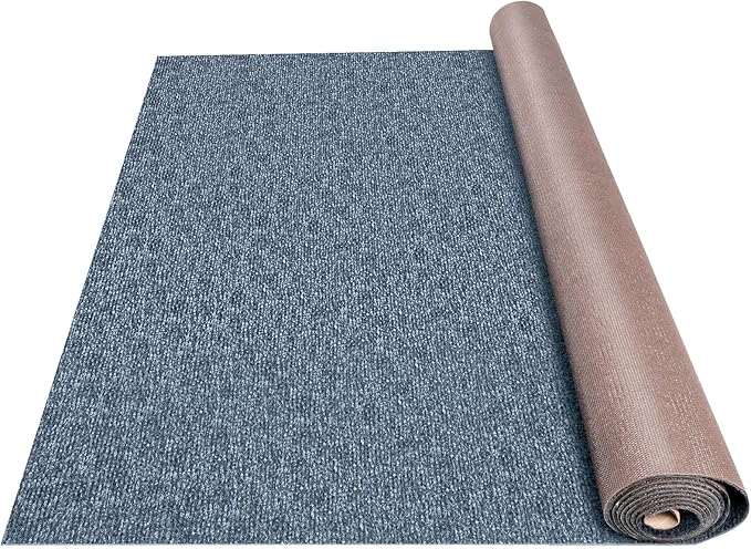 Happybuy 6 ft x 13 ft Grey Marine Carpet for Boats Waterproof - 0.18" Thick Indoor Outdoor Rug Carpet Roll for Home Patio Porch Deck