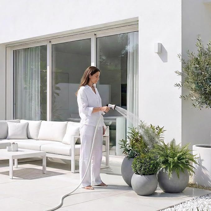 DTY Premium Mt Sherman Fiberstone Sphere Planter for Indoor Outdoor Use, Round Pot for Olive Tree, Lightweight, Smooth Finishes. 2 Extra Coco Mats. Gray, Small 12.6" D x 10'' H. 8.5” Pot Opening