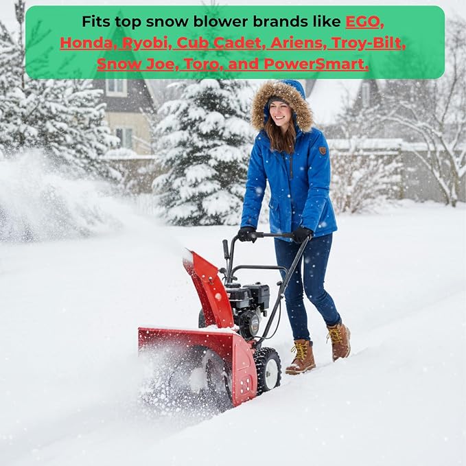 Snow Blower Cover Heavy Duty 600D Waterproof Outdoor Snow Thrower Cover, Universal Fit for Two Stage (60" x 33" x 45") – Fade Resistant, UV Protection, Secure Windproof Buckle