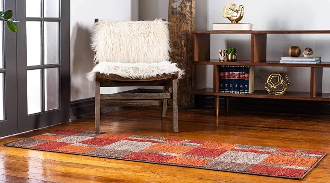 Unique Loom Autumn Collection Area Rug - Providence (2' x 6' 1" Runner, Multi/ Beige)