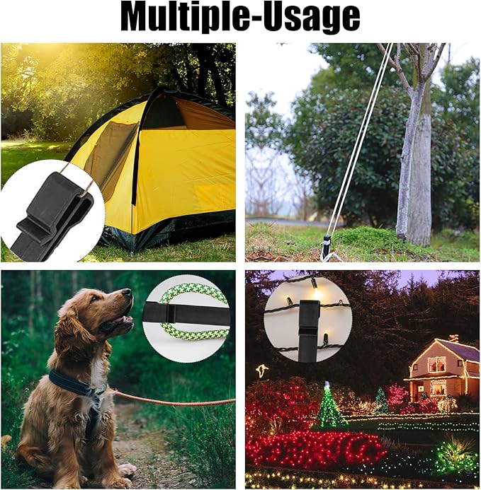 100 PCS Plastic Landscape Stakes, 10 Inch Plant Support Lawn Stake Heavy Duty for Landscaping and Garden