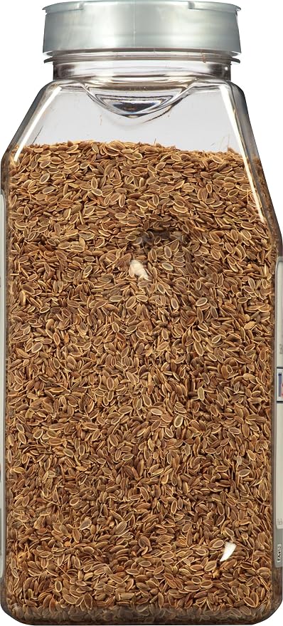 McCormick Culinary Whole Dill Seed, 15 oz - One 15 Ounce Container of Dill Seed Spice, Versatile for Use in Salads, Dressings, Bread, Entrees, Pickling and More