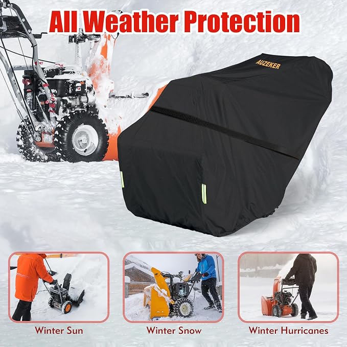 Snow Blower Cover: 900D Snowblower Covers Waterproof Outdoor, Universal Snow Blower Shield, Single And Two Stage Snow Thrower Cover Fit For Ego, Honda, Ariens, Toro