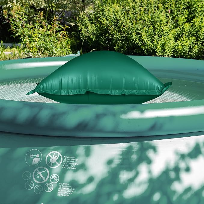 CACSPS Pool Air Pillow for Above Ground Pools, 8x8 Ft, Green, PVC Material, Winter Protection