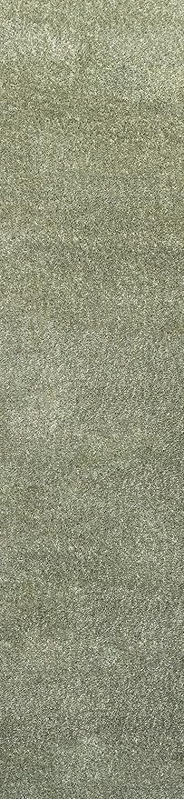 JONATHAN Y Haze Solid Low-Pile Green Runner Rug 2x10, Coastal,Bohemian,Minimalist,Classic, Easy-Cleaning for Living Room,Bedroom,Kitchen,Pet Friendly,Non-Shedding (SEU100O-210)