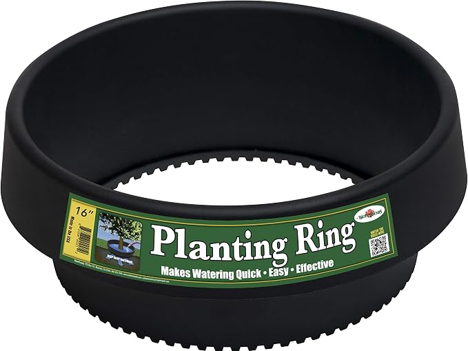 6-Pack 16-inch Planting Rings – Deep Watering Basin & Garden Edging.