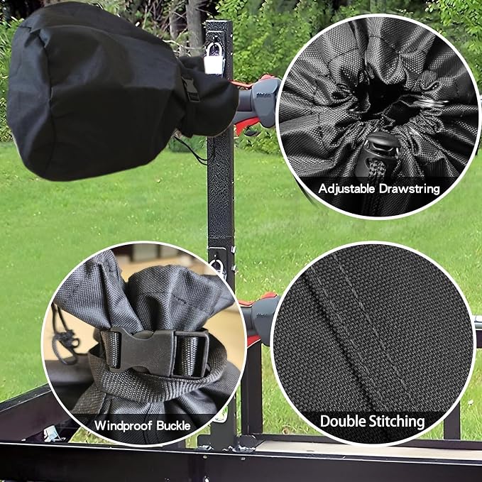 Trimmer Engine Cover Waterproof（3 pack）900D Heavy Duty Trimmer Covers Fits Weed Eater Edger,Pole Saw,Brush Cutters,String trimmers,Weed Eater Covers, Equipment Cover,Black (3)