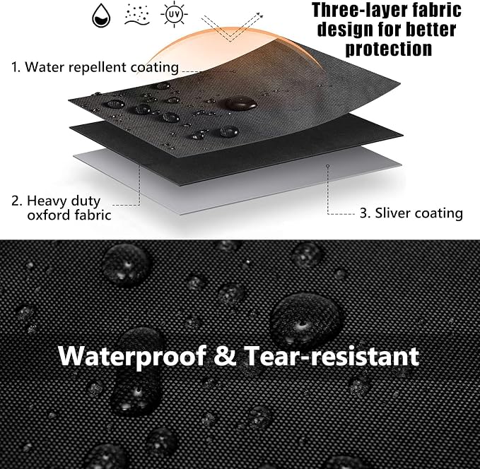 Garden Wall-mounted Hose Reel Cover Protection for Your Retractable Garden Hose Reel Heavy Duty Waterproof and UV Resistant Oxford Fabrics 24"L x 18"W x 24"H Black