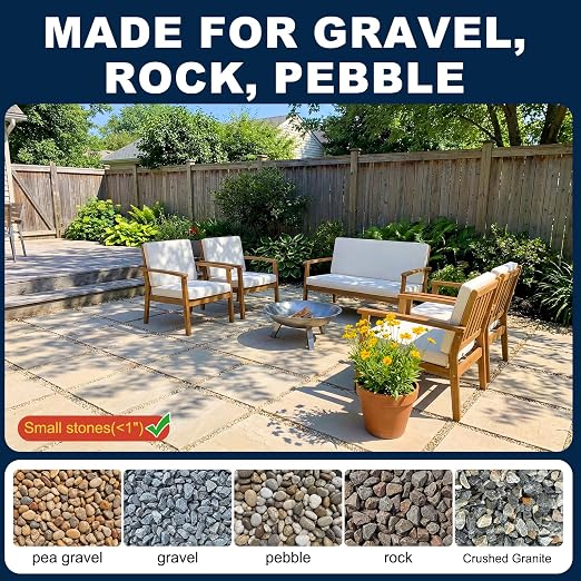 Teexpert Rock Glue for Landscaping, Gravel Glue, Pea Gravel Binder Concentrate 33.6oz, Heavy Duty Pebble Stone Adhesive for Slope, Between Pavers, Garden, Weather Resistant Safe for Plants Pets
