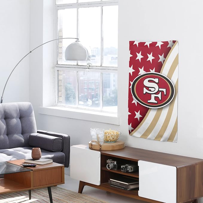 NFL Double Sided Team Logo Vertical Flag (40" x 28")