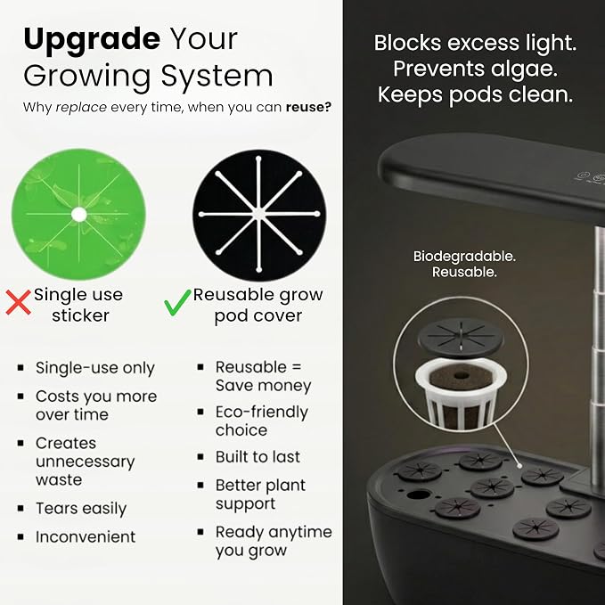 Nouri Hydroponics Growing System, 12 pod APP Smart Indoor Herb Garden Kit with LED Grow Lights, Hydroponic Herb Garden Indoor for Plant Lovers, Gardeners, Kitchen, Lettuce Seeds Included