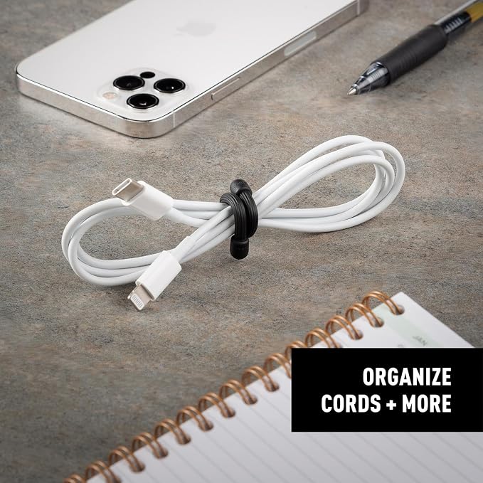 Nite Ize Original Gear Tie, Reusable Rubber Twist Tie