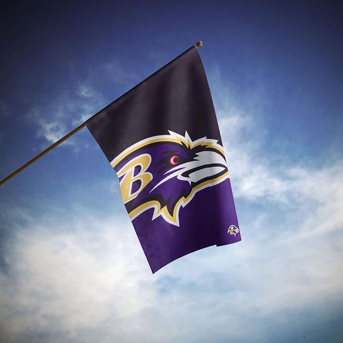 NFL Double Sided Team Logo Vertical Flag (40" x 28")