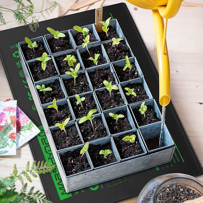 MARS HYDRO 10''x 20.75'' Seedling Heat Mat with Thermostat Combo Set，Heating Pad for for Germination, Indoor Gardening, Greenhouse