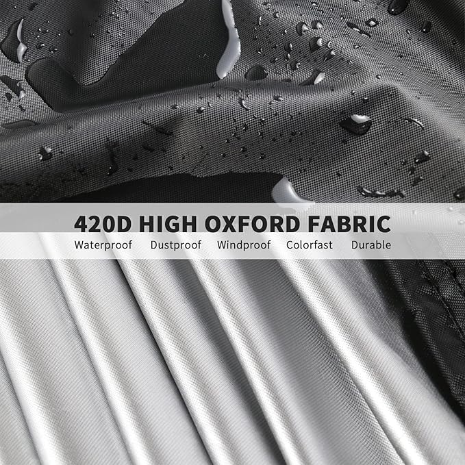 Outdoor Prep Table Cover 36 Inch,Waterproof Fadeproof UV Resistant Patio Stainless Steel Metal BBQ Table Cover All Season Protection for Outdoor Table - 36 x 24 x 35 Inch
