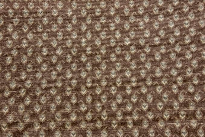 Unique Loom Williamsburg Collection Traditional Border with Dotted Center Area Rug, Round 5' 1" x 5' 1", Brown/Beige