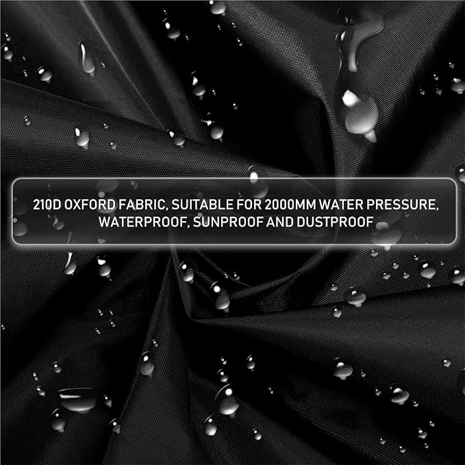 IBC Tote Cover 250 Gallon, Heavy Duty Waterproof IBC Tote Lid, Rain Barrel Cover, Water Tank Cover, Water Tote Cover, IBC Cover(Black,250 Gallon)