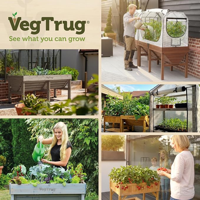 VegTrug® Raised Bed Classic Medium 1.8m, Gray Wash