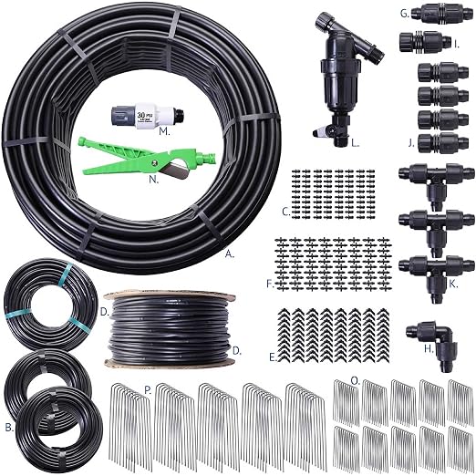 Dripworks Premium Garden Bed Irrigation Kit for Watering Plants in Raised Garden Bed - Waters Upto 18 Beds (4'x8') | Agricultural Grade Components | Trusted Brand Since 1991