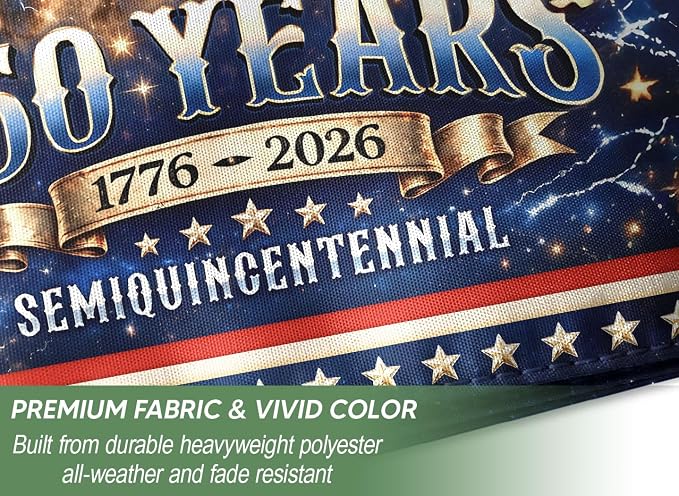 250 Anniversary Usa Flag, 1776-2026 Commemorative, 250th Anniversary Patriotic Design, Garden Flags For Outside, Doubleided Outdoor Yard Decoration For Independence Day 3 (30x40 Inch)