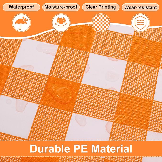 4 Pcs Disposable Outdoor Picnic Blankets 70.9''x70.9'' Portable Pocket Blanket Foldable Waterproof Picnic Mats Sandproof Beach Blanket with Ground Spikes for Beach Travel Hiking Camping