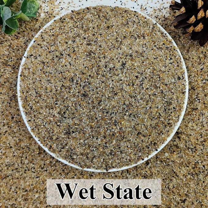YISZM 20lbs Aquarium Gravel, 1/16"(0.6-1.2mm) Natural River Rocks Succulent Cactus Pea Gravel for Plants, Fish Tank, Decorative Pebbles for Gardening, Flower Pots, Vase Fillers, Landscaping