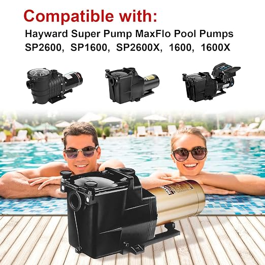 Pool Pump O-Ring Seal Repair Kit for Hayward Super Pumps SPX1600TRA SP1600Z2 SPX1600R SPX1600S SPX1600T (Regular, X, VSP Models)