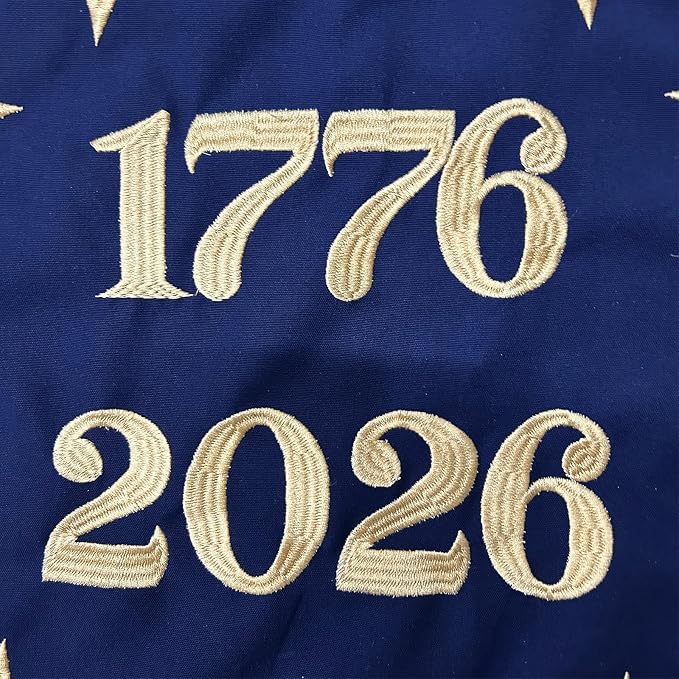 Bradford Vintage 1776 2026 Betsy Ross Flags 3x5 ft Embroidered 250th Anniversary American USA Flag Outdoor Embroidered 13 Colonies US 2026 American Flag Heavy Duty for Outside with 2 Brass Grommets