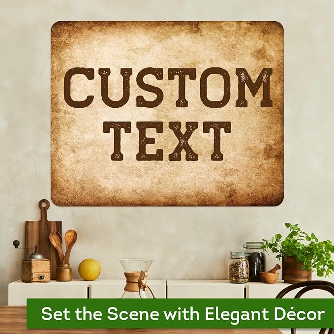 Custom Sign, Custom Street Sign, 11 Font Colors, 13 Font Styles, 4 Hole Options, 22 Sizes, 24x30 Inches, Rust Free DiBound, Fade Resistant, Made in USA by My Sign Center (Vintage)