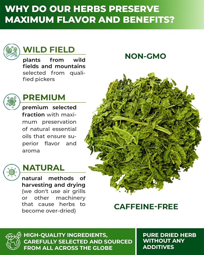 1.8 oz. Lemon Verbena Herbal Tea (Aloysia Citrodora) – 51g Dried Lemon Verbena Herb Tea Cedrón