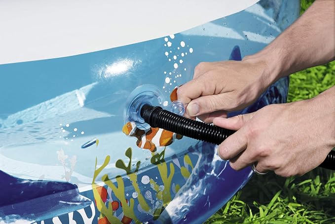 BESTWAY Family Pool Sea Ground, 262 x 157 x 46 cm, Mehrfarbig