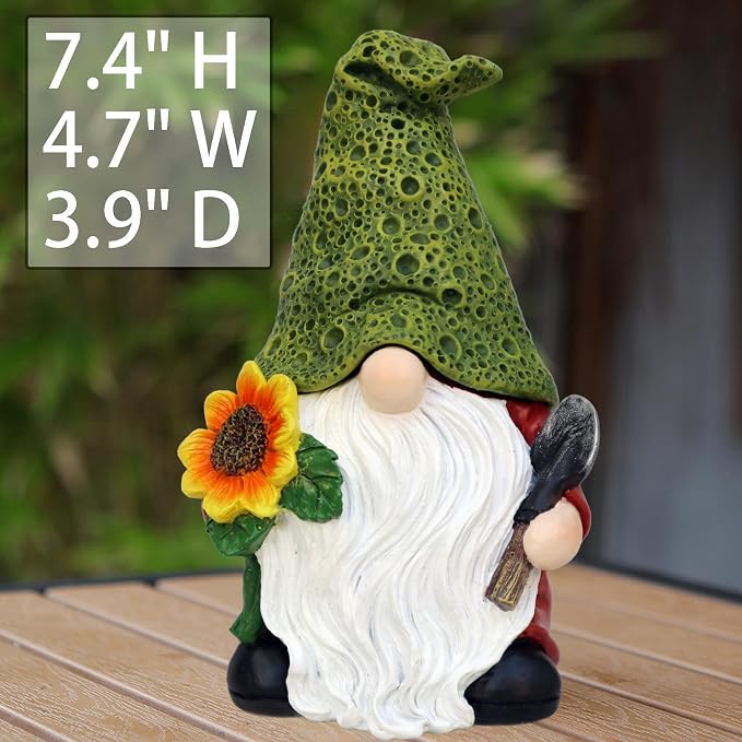 Hide A Key Outside Gnome Figurine Key Hiders Outdoor Garden Gnomes Statues Decorations for Yard Hidden Spare Key Holder Lock Box