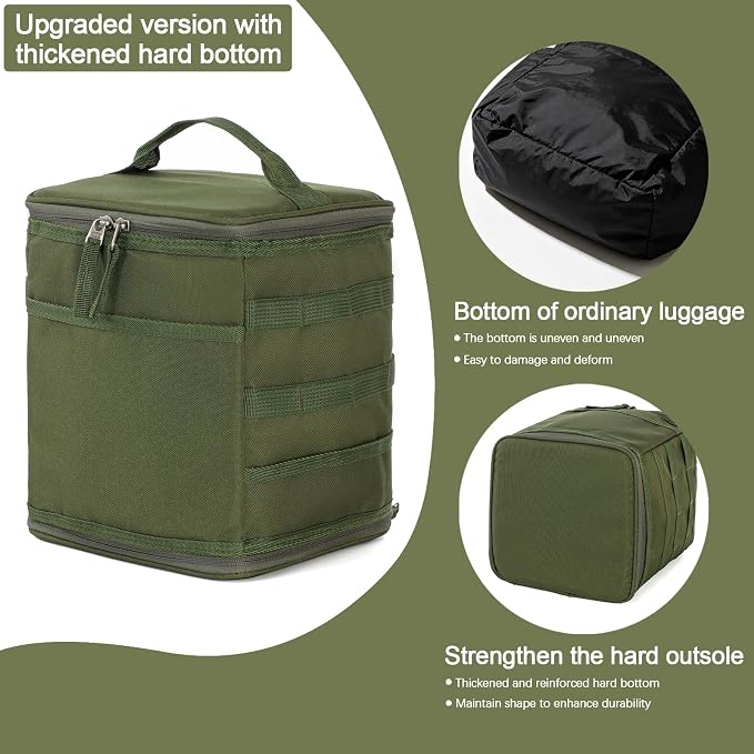 11L Camping Storage Bag, Tactical Camping Storage Bag | 600D is durable, waterproof, Suitable for camping, traveling, picnicking