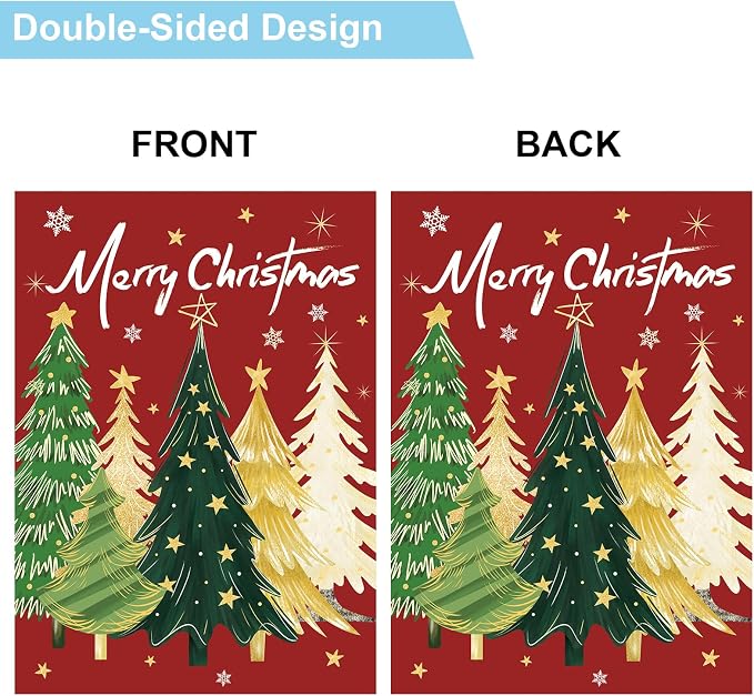 Seasonal Garden Flags Set of 12 Double Sided 12 x 18 Inch Yard Flags,Small Garden flags for outside,4th of July Summer Fall Garden Flag,Christmas Halloween Easter Outdoor Decor, Holiday Flags for All Seasons