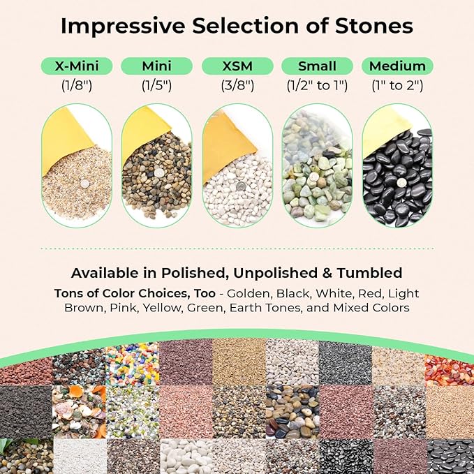 Coarse Sand. Yellow Color. 1/8 Inch 2 lbs. for Succulents, Pots, Plants, Gardening, Indoor, Crafting, Vase Fillers, Landscaping (X-Mini, COARSE Sand - Yellow, 2)