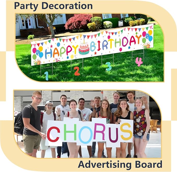 8 Pack 17 x 12 Vertical White Blank Yard Signs with Stakes, Weatherproof Corrugated Plastic Board Sign, Blank Lawn Signs for Outside Rent, Sale, DIY, Party, Event, Advertising, Garden, Guidepost Decorations