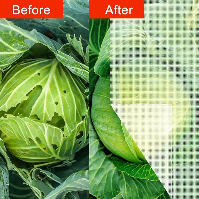 Agfabric Bird Netting 26" Hx30 W Garden Netting Insect Pest Barrier,Plant Cover Fruit Tree Netting Mesh Protection Bag with Drawstring,White