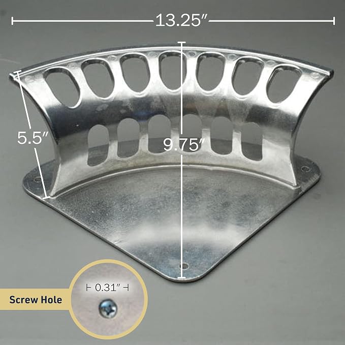 Hose Reel - Heavy Duty Aluminum Water Hose Hanger Wall Mount - Water Hose Holder for 100ft 1/2" Hoses - Hose Rack for Outside - Water Hose Holders for Outside by Kings County Tools